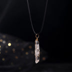Freeform White Crystal Wire-Wrapped Necklace — product image 02