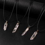 Freeform White Crystal Wire-Wrapped Necklace — product image 05
