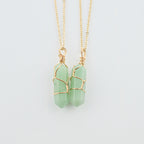 Geometric Crystal Point Necklace, Gold-Tone Chain — product image 04