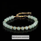 Natural Stone Bead Bracelet, 6mm Round Beads — product image 12
