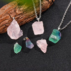 Water-Drop Fluorite Pendant Necklace, Gold-Tone Finish — product image 02